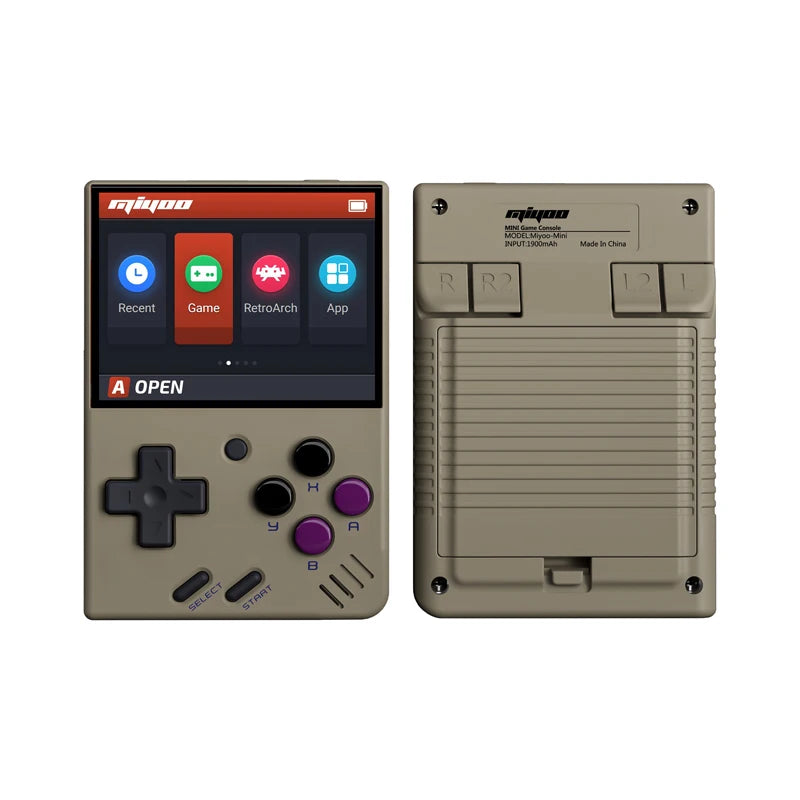 Miyoo Mini V4 Handheld Video Game Console, 2.8 inch IPS Screen Retro Video Built in Open Source System Portable Retro Game Console