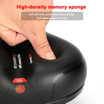 Hollow Breathable Bicycle Saddle Men Women MTB Road Bike Saddle Shock Absorbing Comfortable Big Butt Bike Seat