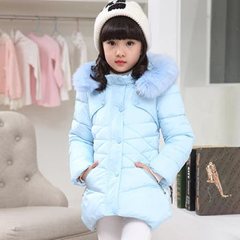 Big size Winter and Fall Girls Jackets Coat  Clothes 3-12 Years