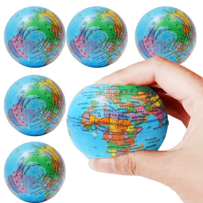 Stress Relief PU Foam Squeeze Ball Hand Wrist Exercise Sponge Toys For Kids Adults Child Creative Gifts