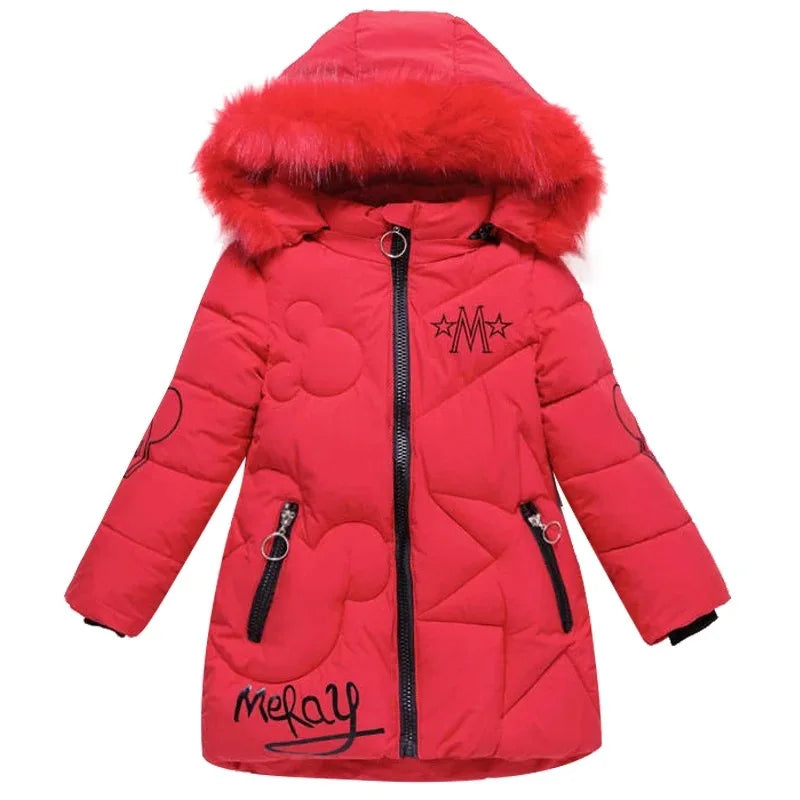 Big size Winter and Fall Girls Jackets Coat  Clothes 3-12 Years