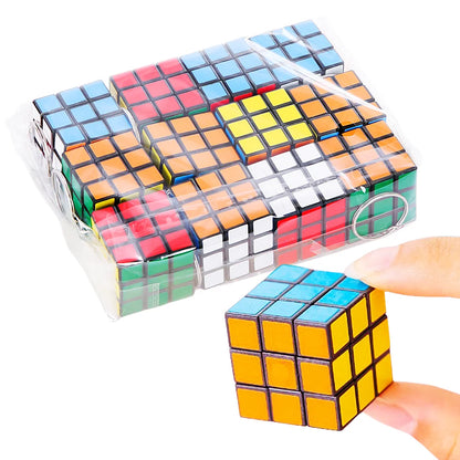 Party Favors- Set of 12Pcs 3x3 Magic Cube Puzzle Children Educational Toys - Kids Birthday Party