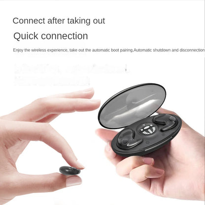 Invisible Sleep Wireless Earphone TWS Bluetooth 5.3 Headphones Hidden Earbuds IPX5 Waterproof