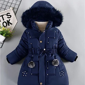 Big size Winter and Fall Girls Jackets Coat  Clothes 3-12 Years