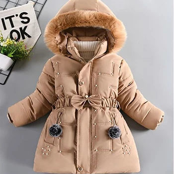 Big size Winter and Fall Girls Jackets Coat  Clothes 3-12 Years