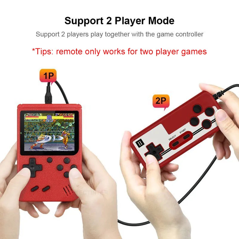 Retro Portable Mini Handheld Video Game Console 8-Bit 3.0 Inch Color LCD Kids