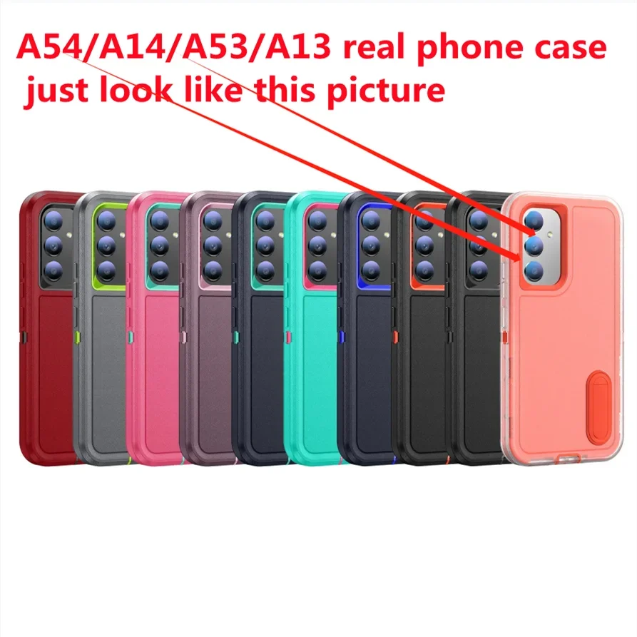 Anti-Dust Kickstand Fall Protection Case for Samsung Galaxy S23 S24 Ultra 5G S 23 Plus S22 Ultra A15 A54 A14 A13 A53 A04S