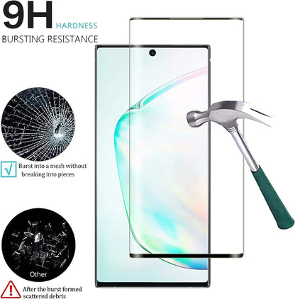 2/4Pcs Curved Tempered Glass For Samsung Galaxy Note 10 + Note 20 Ultra Screen Protector Glass Film