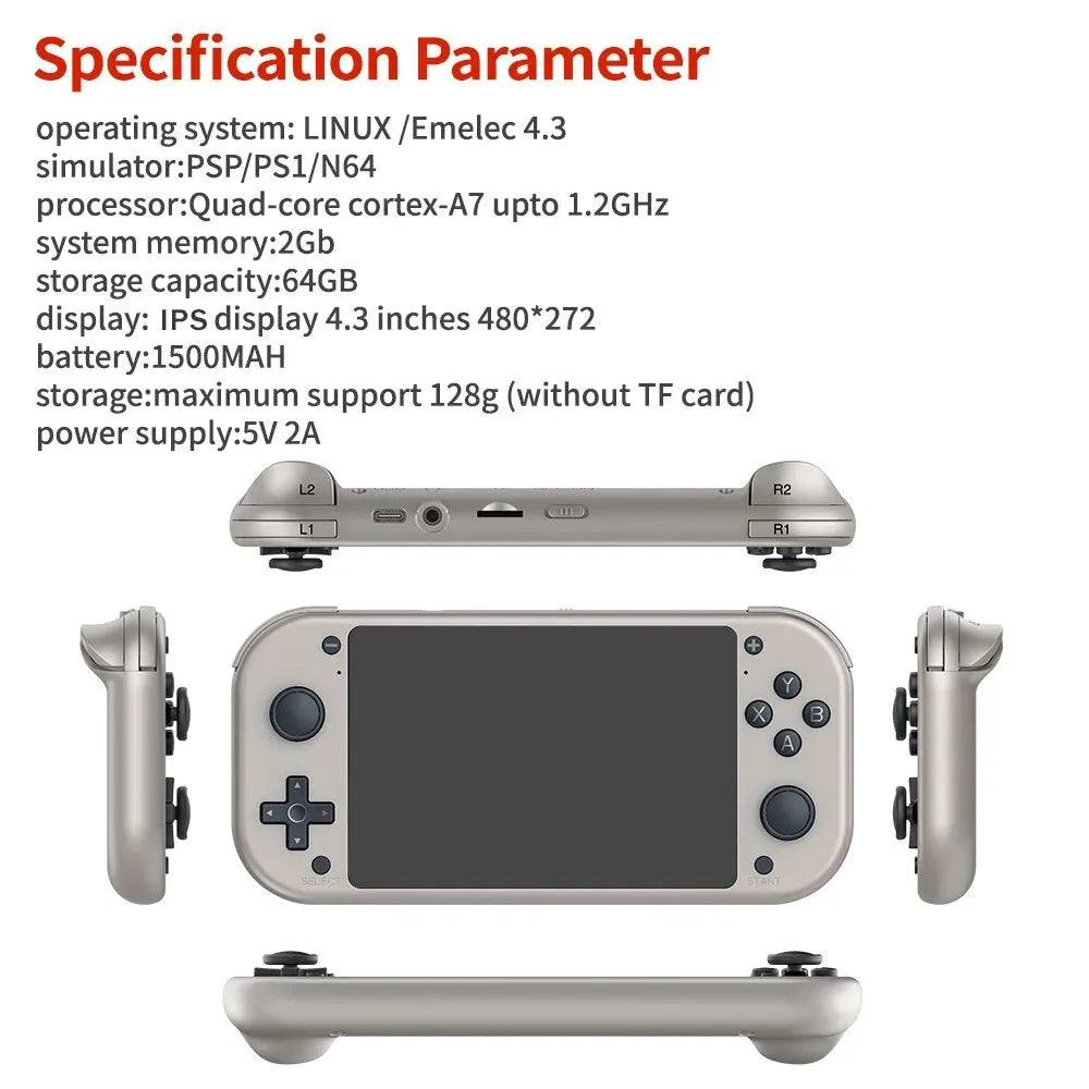 M17 Retro Handheld Video Game Console