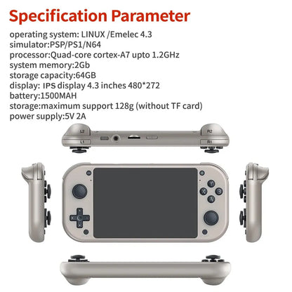 M17 Retro Handheld Video Game Console