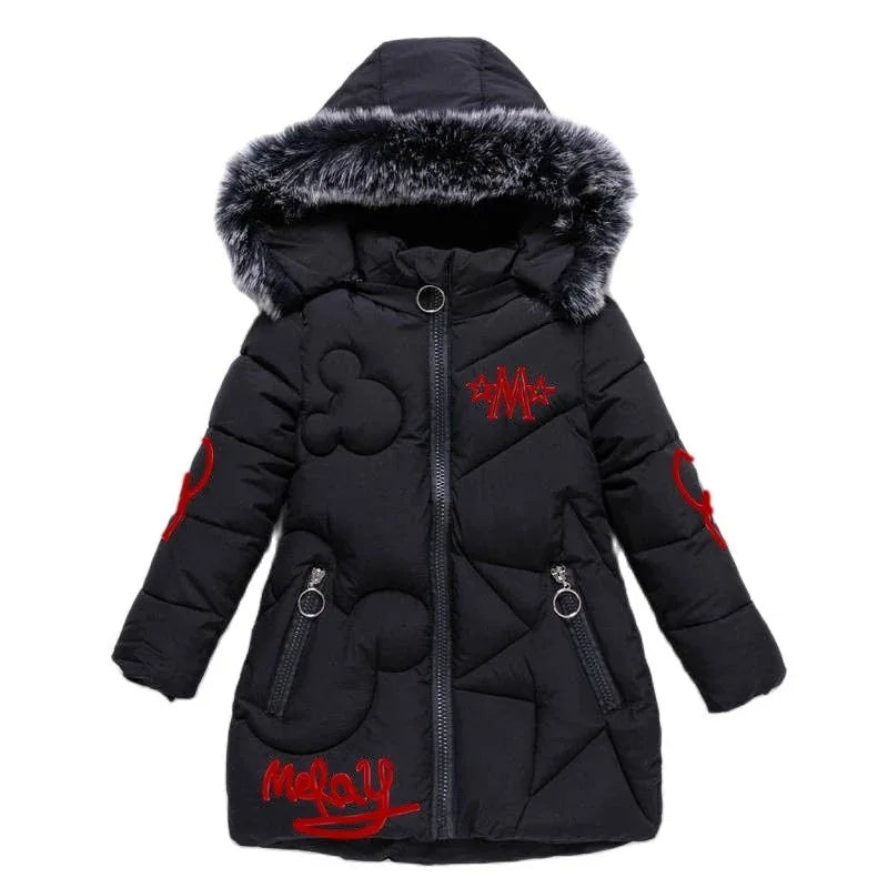 Big size Winter and Fall Girls Jackets Coat  Clothes 3-12 Years