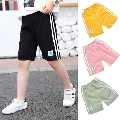 Children's Shorts Drawstring Solid Boys Girls Summer Trousers Pants Hot Selling Baby Wear Shorts Toddler Girl Thin Shorts