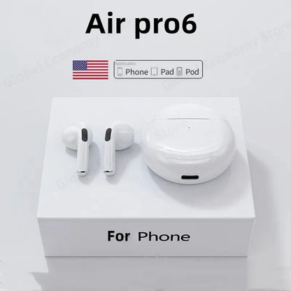 Air Pro6 Tws Smart Touch Control Wireless Headphones Bluetooth Earphones