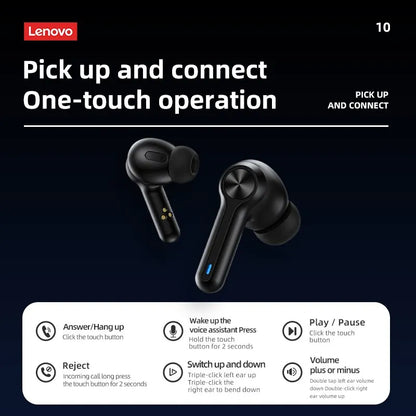 Lenovo LP3 Pro Earphones TWS Bluetooth 5.0 Wireless HIFI Music Headset