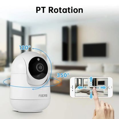 3MP Camera Indoor Wireless IP Surveillance Camera AI Detect Automatic Tracking Security Baby Monitor