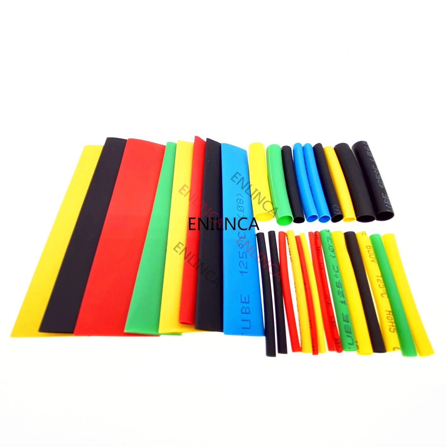 127-750pcs Heat-shrink Tubing Thermoresistant Tube Heat Shrink Wrapping Kit Electrical Connection