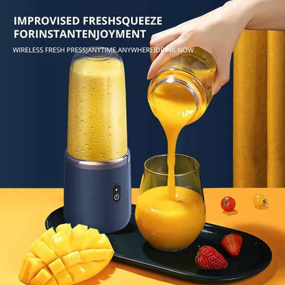 Mini Electric Blender Juicer Cup USB Rechargeable Fruit Smoothies Mixer Machine