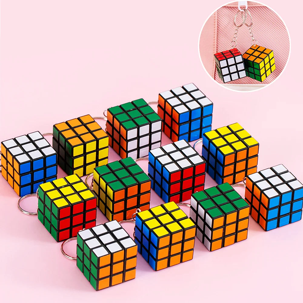 Party Favors- Set of 12Pcs 3x3 Magic Cube Puzzle Children Educational Toys - Kids Birthday Party