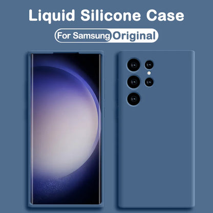 Luxurious Samsung Liquid Silicone Case