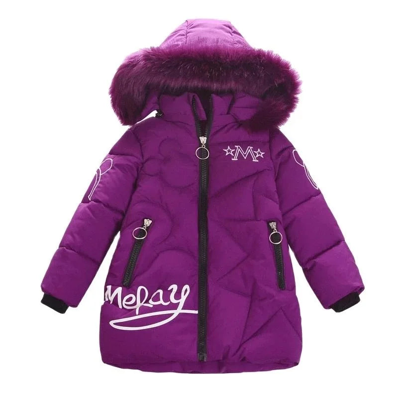 Big size Winter and Fall Girls Jackets Coat  Clothes 3-12 Years