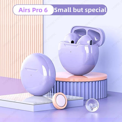 Original Air Pro 6 TWS Wireless Bluetooth Earphones Mini Pods Earbuds Earphone Headset