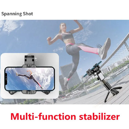 360 Rotation Following shooting Mode Gimbal Stabilizer Selfie Stick Tripod For iPhones live photography