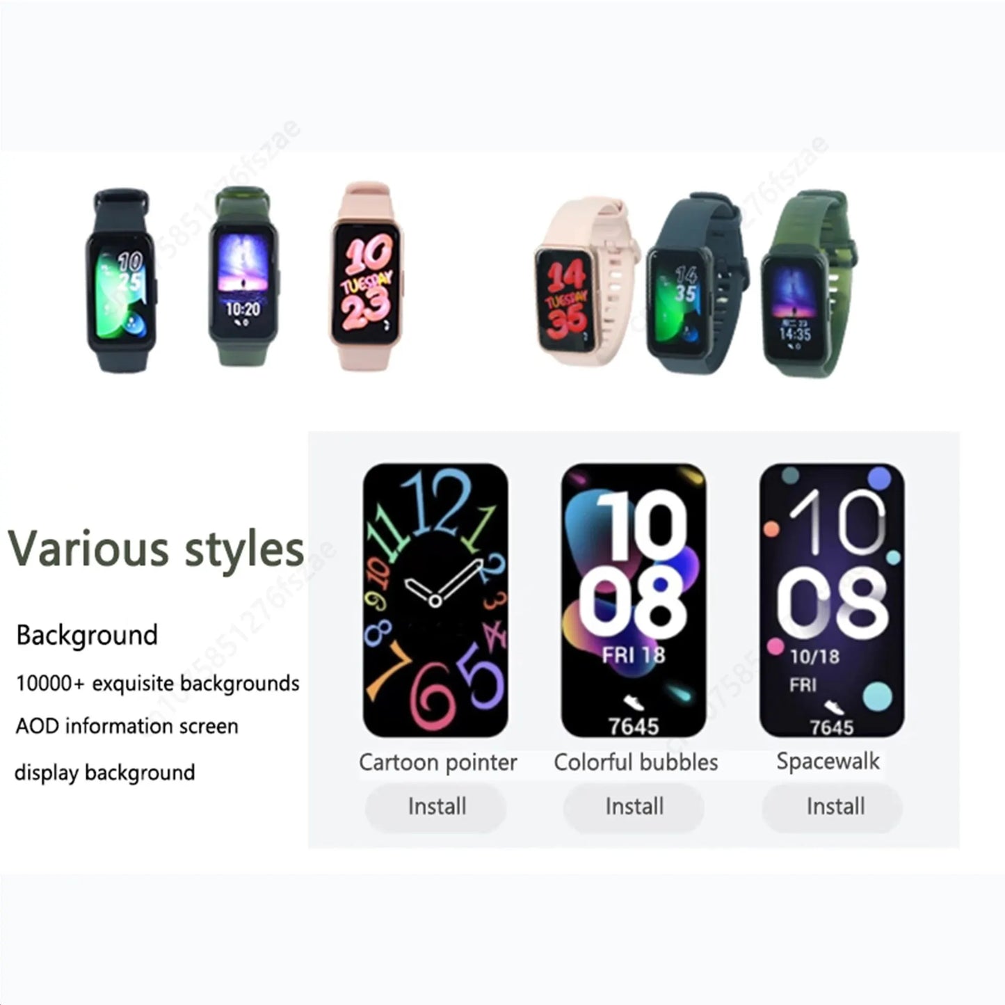 HUAWEI Band 8 Smartwatch All-day Blood Oxygen 1.47'' AMOLED Screen