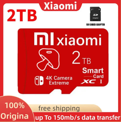 Micro SD Card Memory Card 128GB 256GB 512GB C 10 Micro TF/SD Card 1TB 2TB