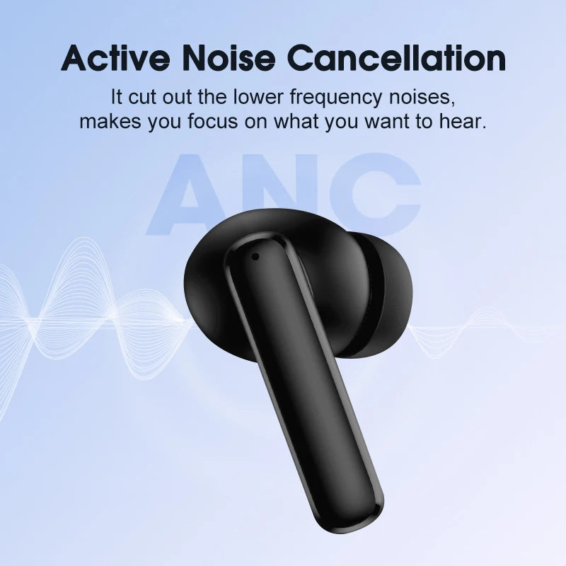 QCY T13 ANC Wireless Earphones Bluetooth 5.3 TWS ANC Noise Cancellation Headphone