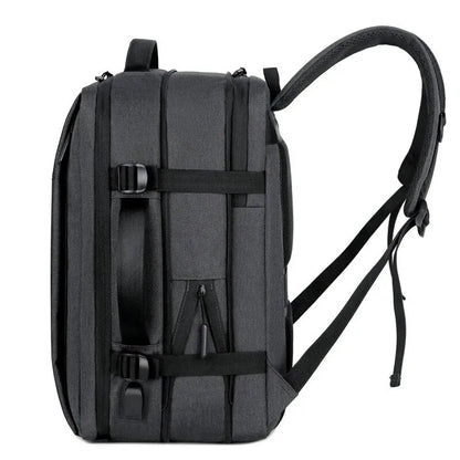 Travel Backpack Men Business Backpack School Expandable USB Bag Large Capacity Laptop Waterproof Fashion Backpack