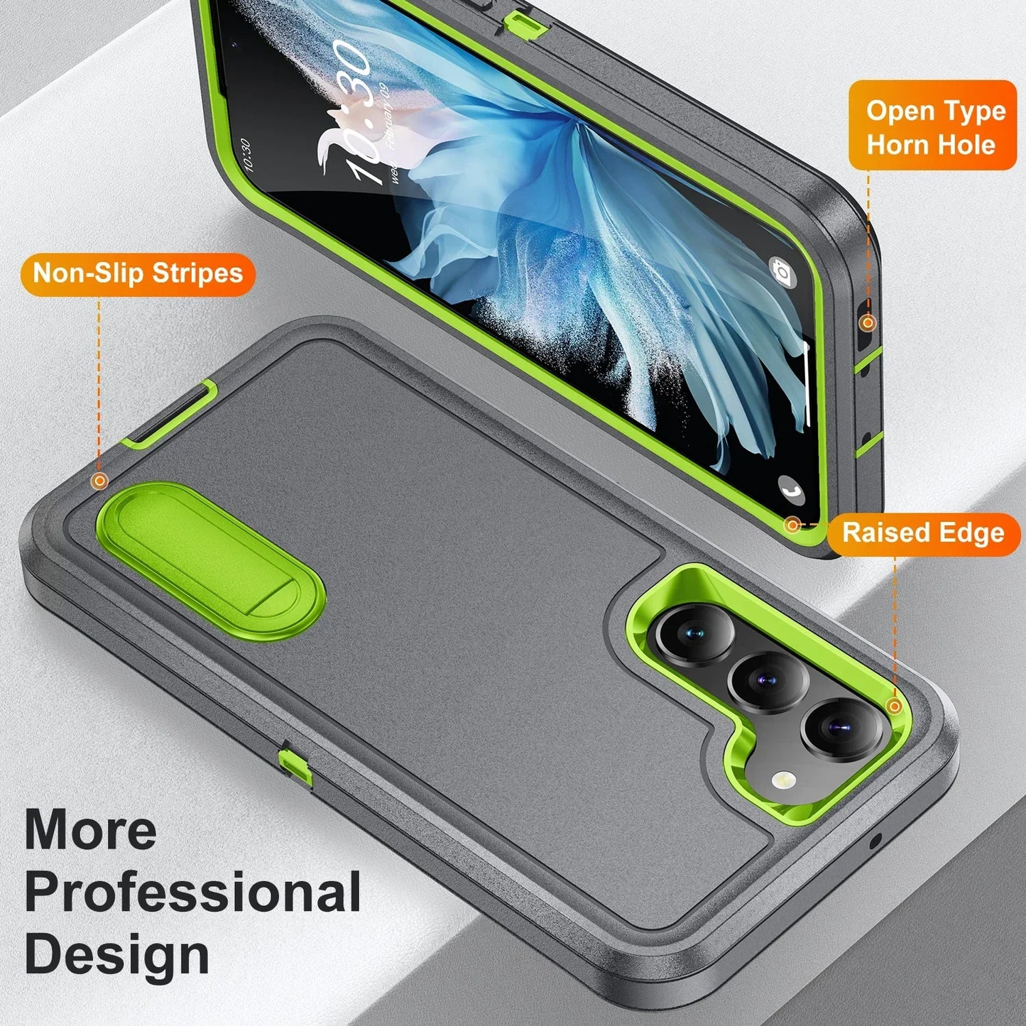 Anti-Dust Kickstand Fall Protection Case for Samsung Galaxy S23 S24 Ultra 5G S 23 Plus S22 Ultra A15 A54 A14 A13 A53 A04S