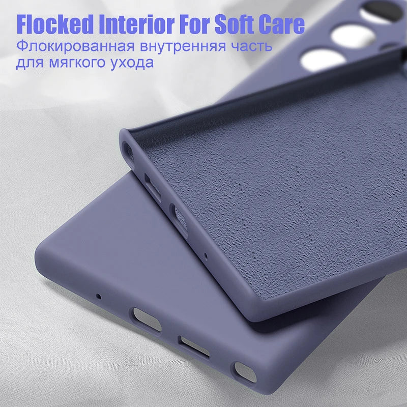 Luxurious Samsung Liquid Silicone Case