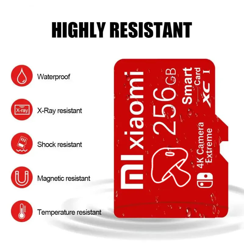 Micro SD Card Memory Card 128GB 256GB 512GB C 10 Micro TF/SD Card 1TB 2TB