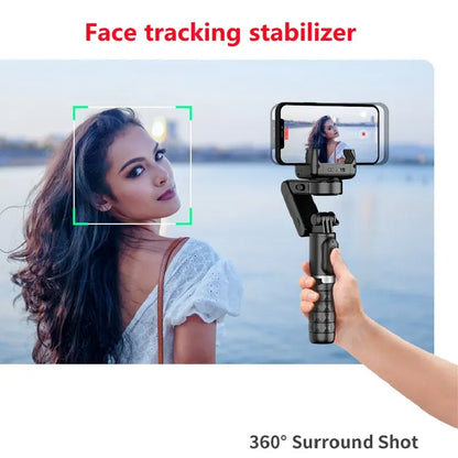 360 Rotation Following shooting Mode Gimbal Stabilizer Selfie Stick Tripod For iPhones live photography