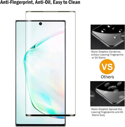 2/4Pcs Curved Tempered Glass For Samsung Galaxy Note 10 + Note 20 Ultra Screen Protector Glass Film