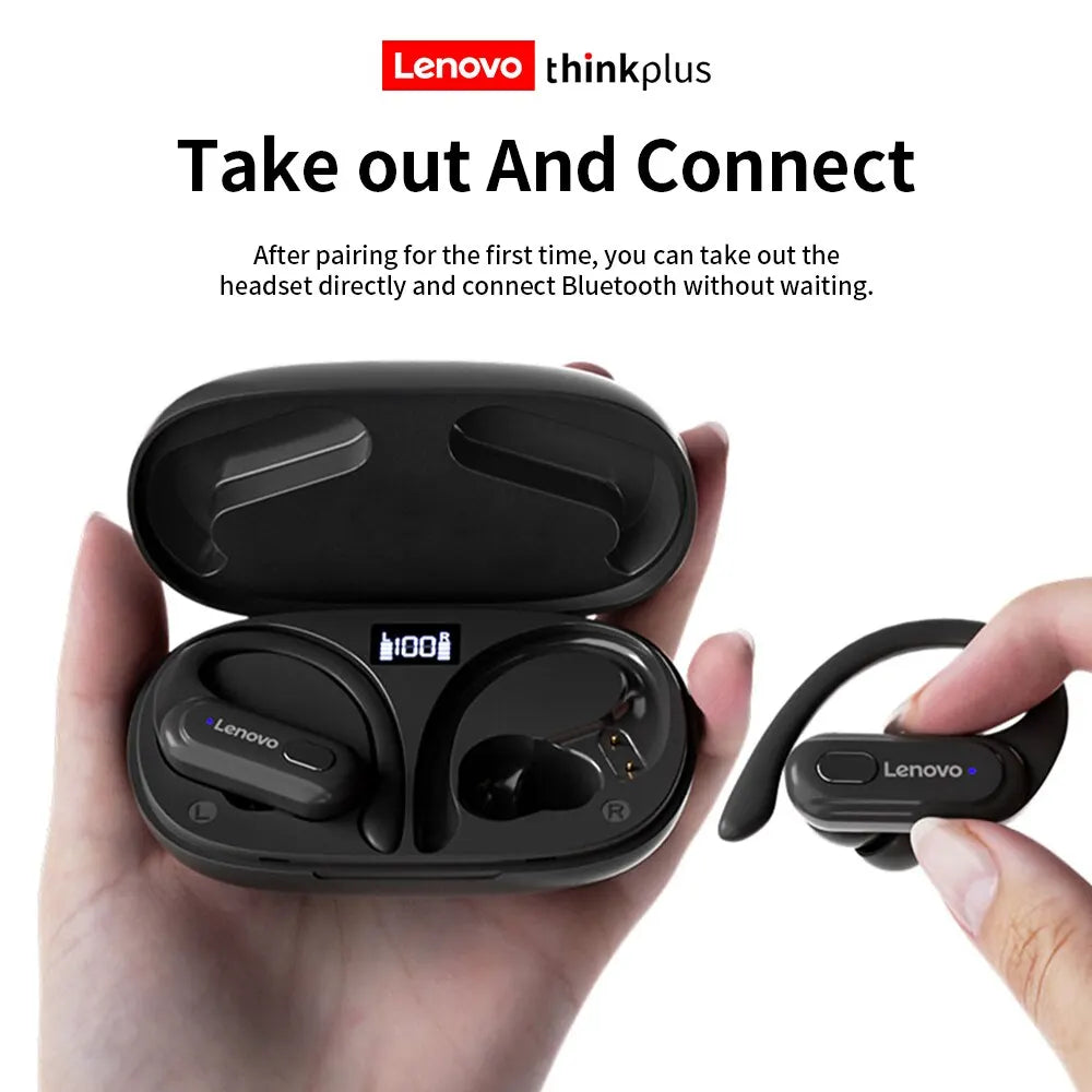 Lenovo Thinkplus Earphone XT60B Wireless Bluetooth Sport Headphones Touch TWS With Mic Noise Reduction Earbud Waterproof Headset