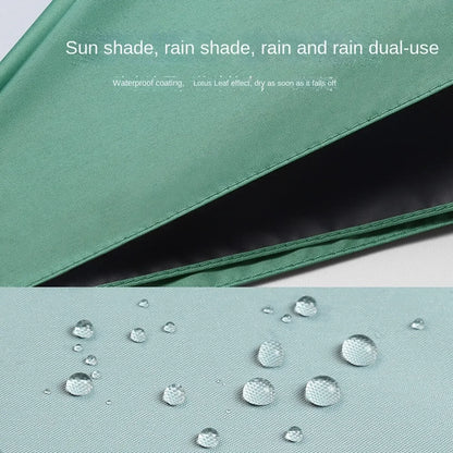 Capsule Umbrella Portable Mini Sunshade Sunscreen Rain Umbrella  Handle Foldable Sun Rain Dual Use