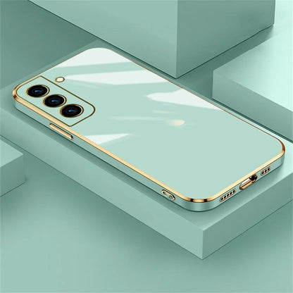 Luxury Plating Samsung Square Phone Case