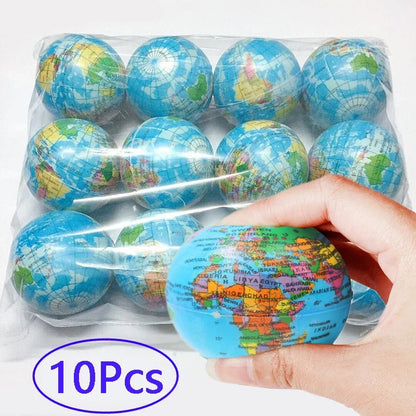 Stress Relief PU Foam Squeeze Ball Hand Wrist Exercise Sponge Toys For Kids Adults Child Creative Gifts