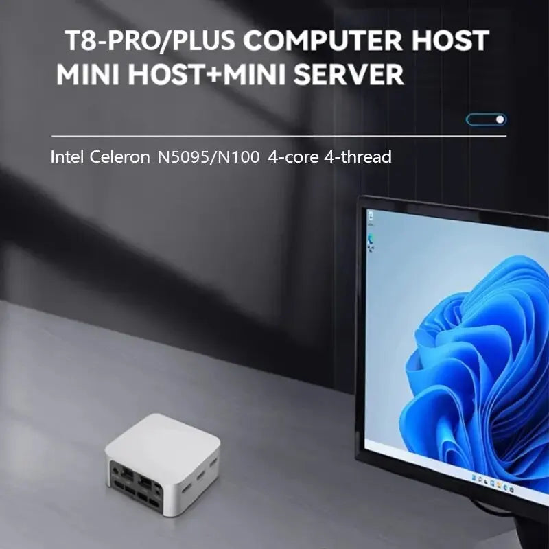 FIREBAT T8 Pro Plus Mini PC Intel Celeron N5095 N100 Desktop Gaming Computer