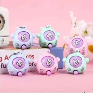 Alternative view of 12/24 Pcs Surprise Egg Guessing Game – Colorful Keychain Party Favors for Kids & Adults