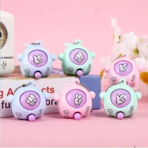 12/24 Pcs Surprise Egg Guessing Game – Colorful Keychain Party Favors for Kids & Adults