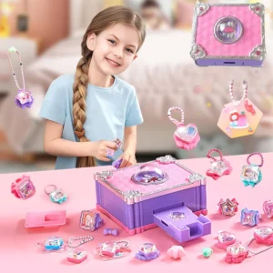 Alternative view of 3D Magic Jewelry Making Kit for Girls – DIY Rings, Bracelets & Keychains Craft Box | Creative Handmade Art Set (70–190 PCS) | Perfect Xmas & Birthday Gift